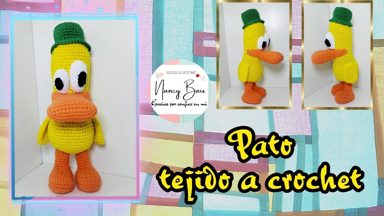 🧶Pato de pocoyo tejido a crochet🧶// Nancy Bais