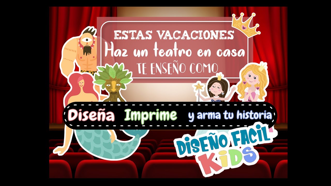 💖👏 Teatro en casa con Diseño Facil 💁‍♀️👏