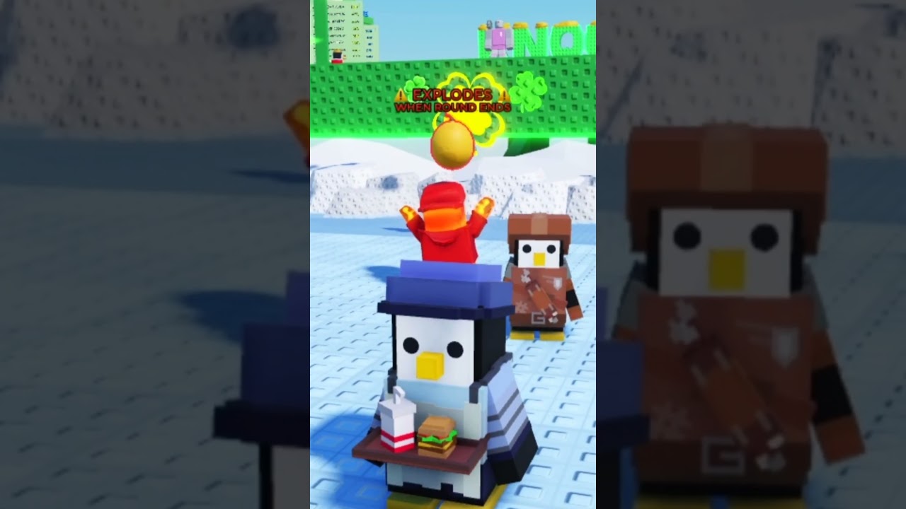 Broguin Wysadza Wszystkie Pingwiny W Penguin Knockout #roblox #funny #shorts