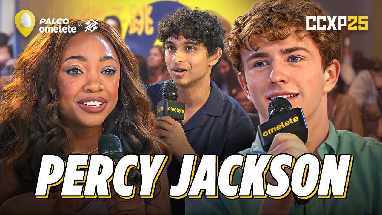 PERCY JACKSON: os semideuses INVADEM o Palco Omelete by BB e público vai à LOUCURA! | CCXP25