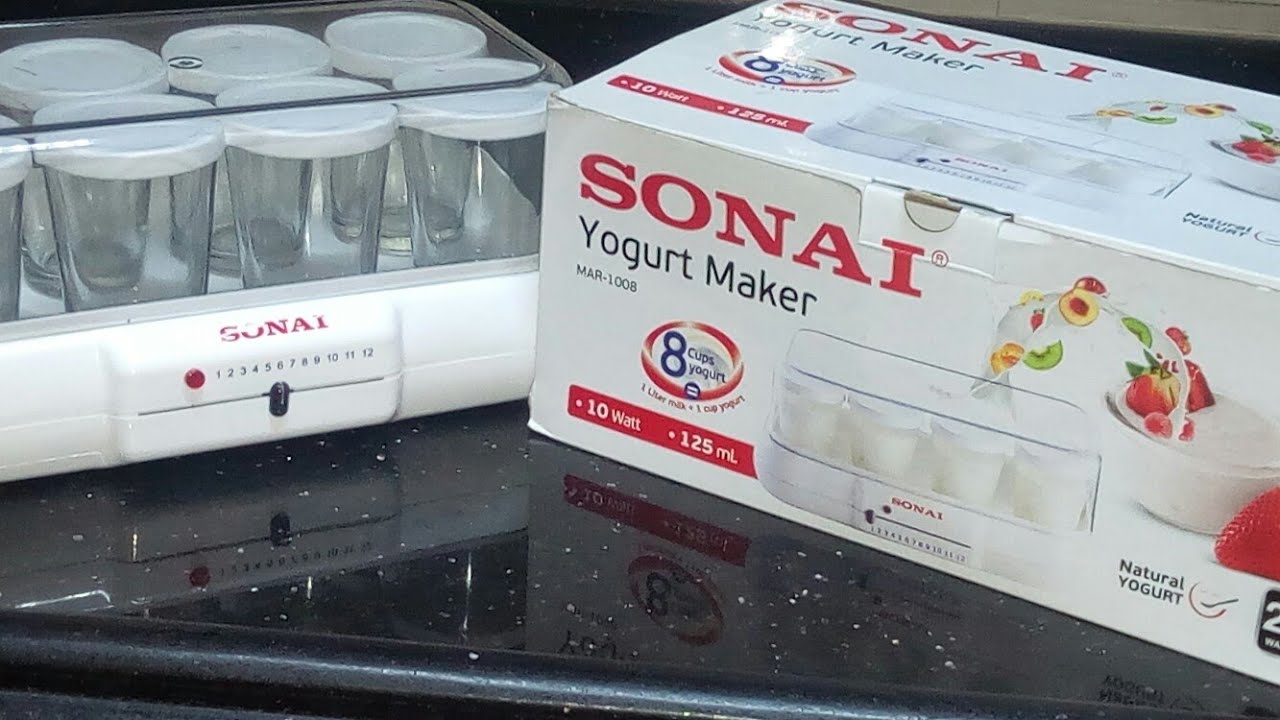 ريفيو عن ماكينة الزبادي سوناي Sonai // مميزاتها وعيوبها وطريقة تشغيلها (في المطبخ مع زيزي)