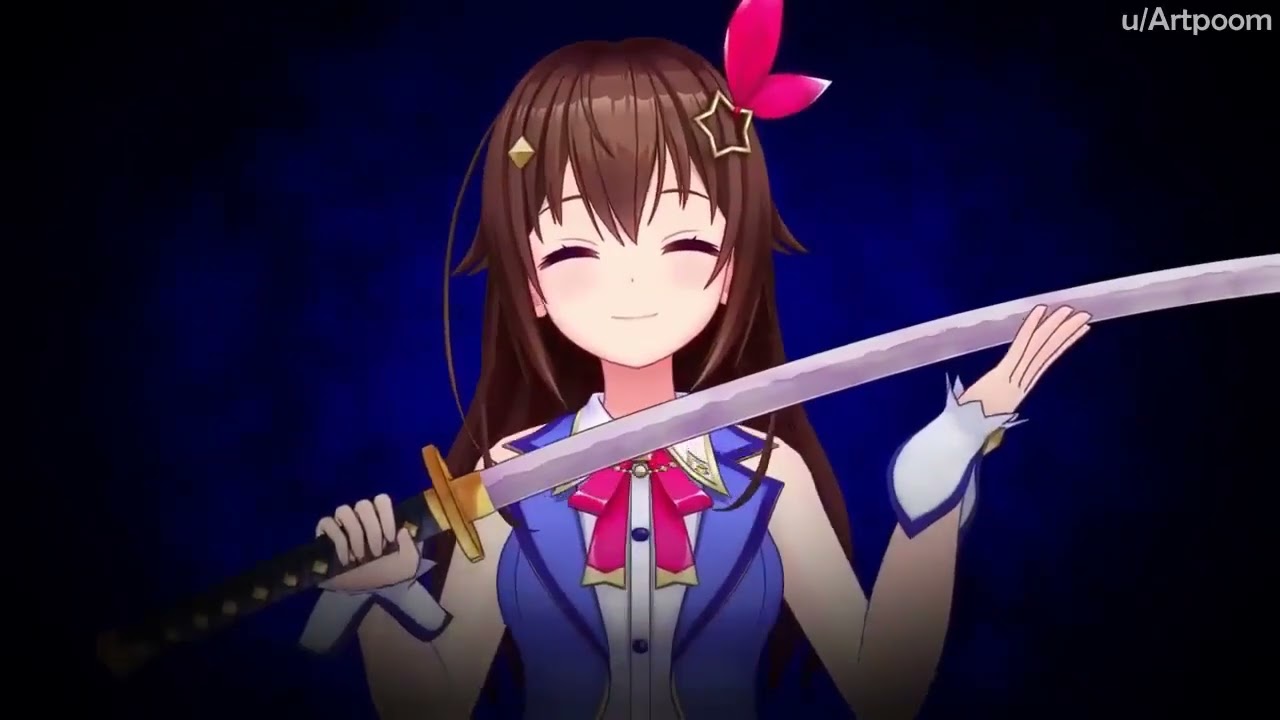 Sora went Sicko-Mode, stabbed everyone after A-chan was killed in Minecraft