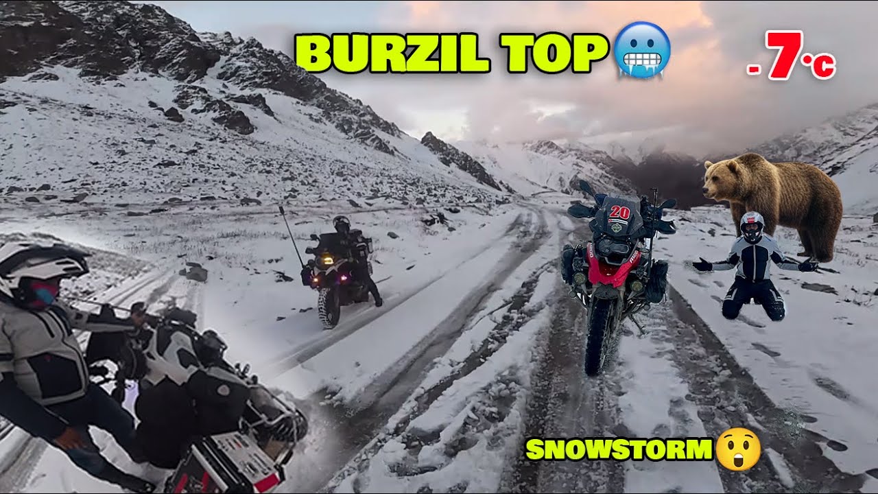 Minimarg to Burzil Top🥶Snowstorm Almost Took Our Lives🐻‍❄️
