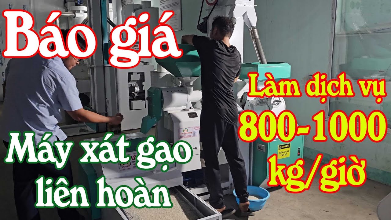 Báo giá chi tiết máy xát gạo liên hoàn LH1000