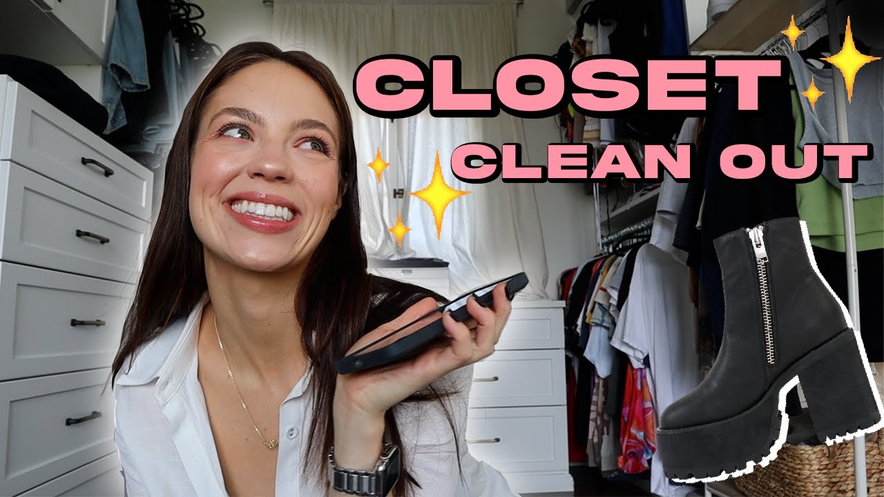 VLOG! ✨ closet organizing , get ready with me & book review!