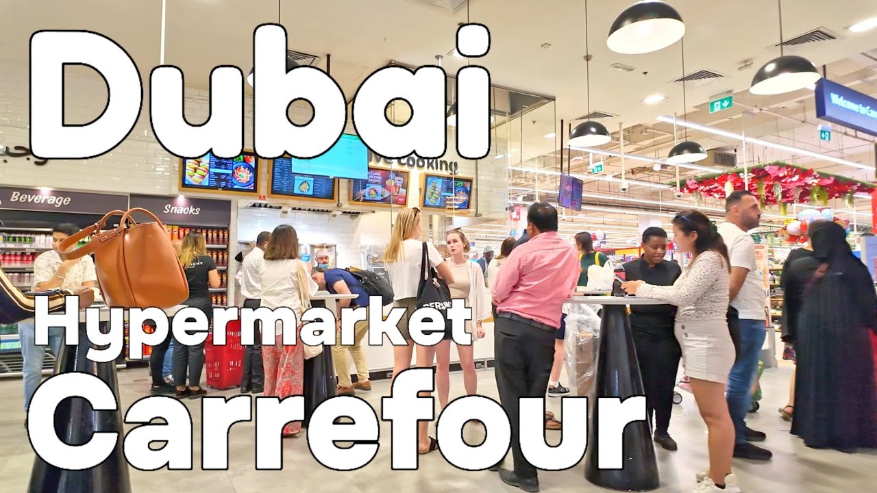 Dubai 🇦🇪 Carrefour Supermarket Food Prices [4K] Walking Tour