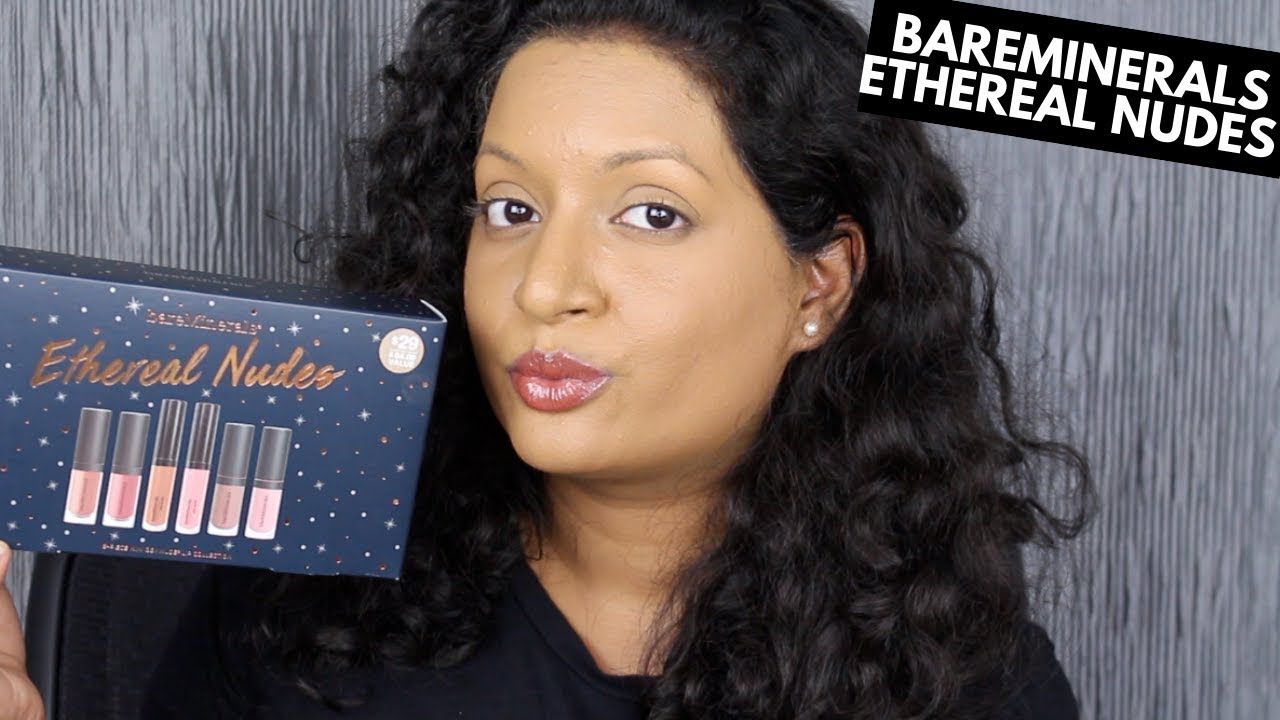 Bare Minerals Ethereal Nudes 6 Piece Mini Lip Collection Review