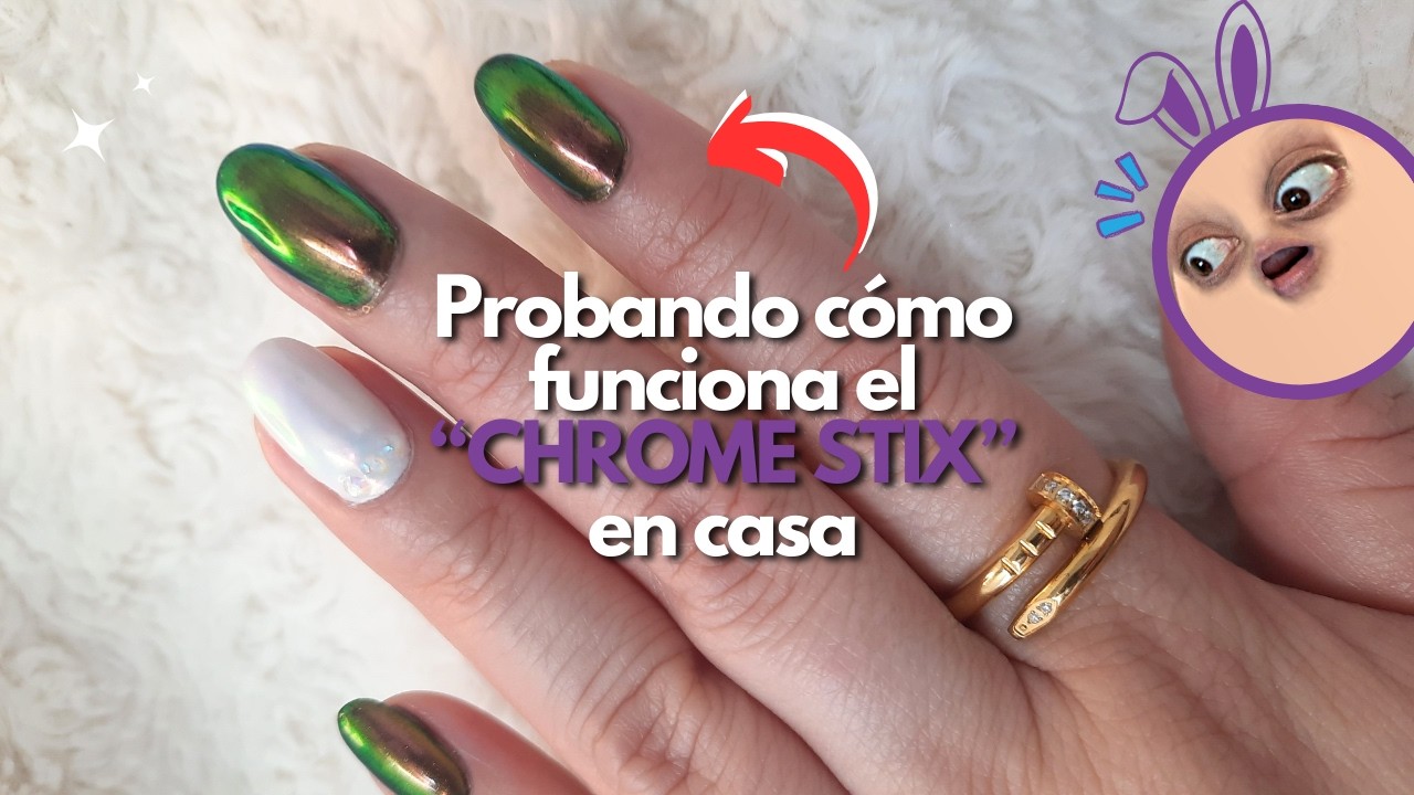 Probando CÓMO FUNCIONA CHROME STIX de Gelish (El resultado me encantó)