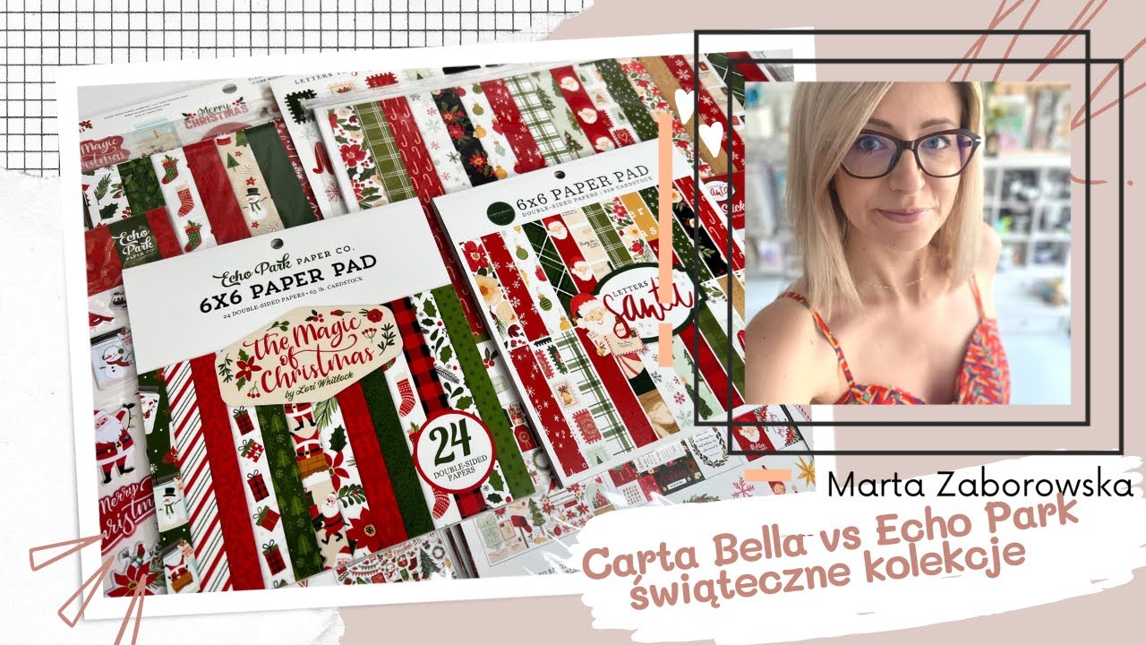 PRODUKT | Carta Bella vs Echo Park - świąteczne kolekcje 2022 - DT Marta Zaborowska