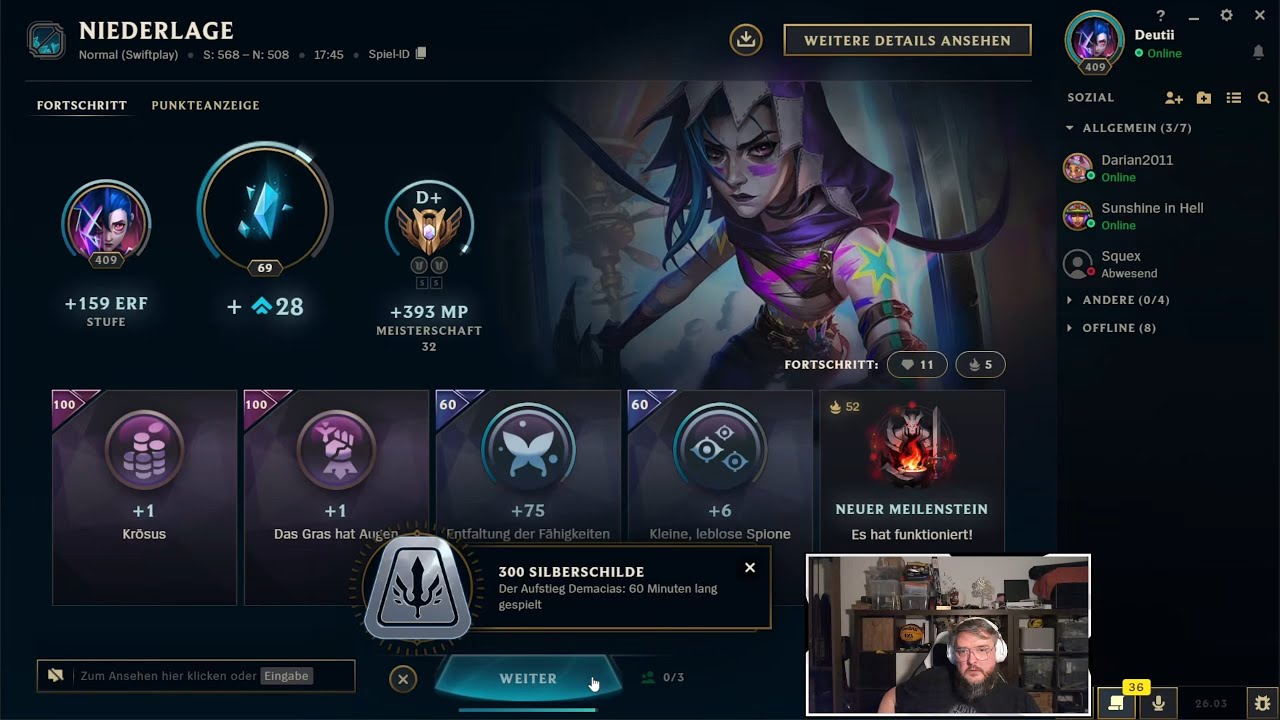 League of Legends | SWIFTPLAY | Jinx | D+ | w/friends | 18.02.2026 | 7