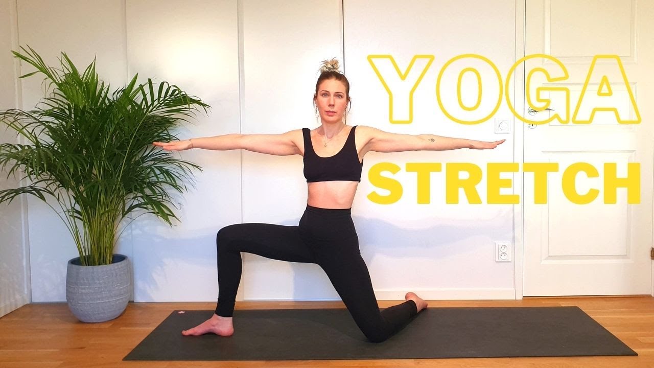 Yoga stretch - 15 minuter Yoga på svenska