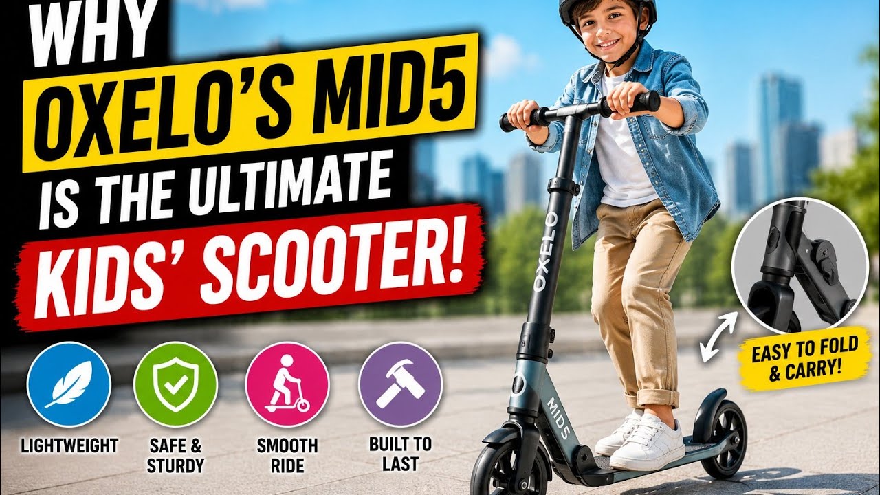 Why OXELO's MID5 is the Ultimate Kids' Scooter!