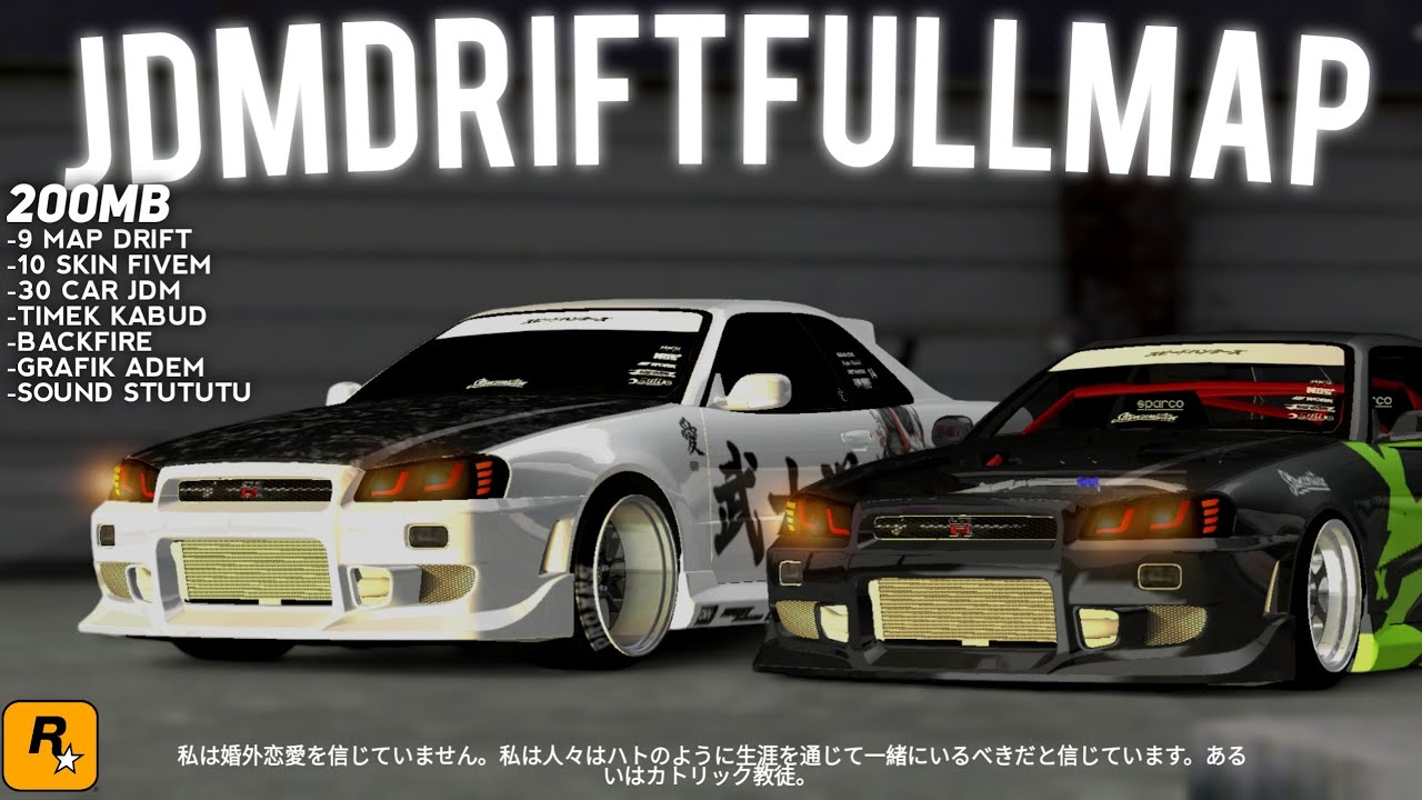 MODPACK JDM DRIFT 200MB FULL MAP FULL CAR JDM SOUND STUTUTU - GTA SA ANDROID