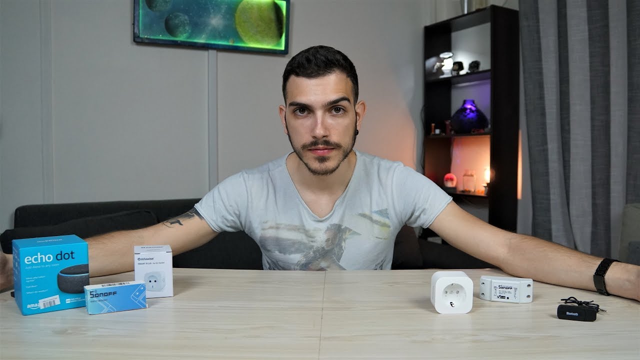 Έξυπνες πρίζες, ρελέ wifi και bluetooth! (Alexa Echo Dot Smart home #2)