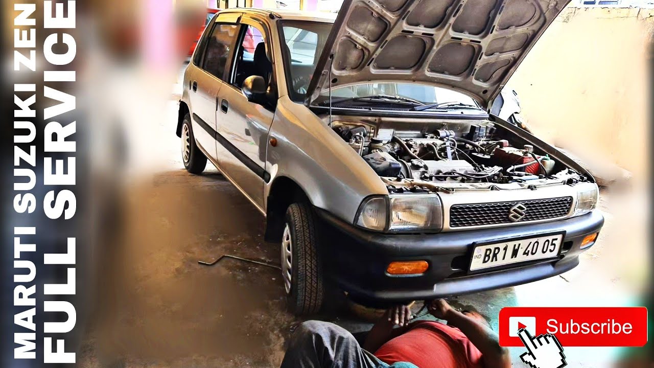 Maruti Suzuki Zen Full Service | Complete Service of Maruti Zen at Home | Installing Rat Mesh in Zen