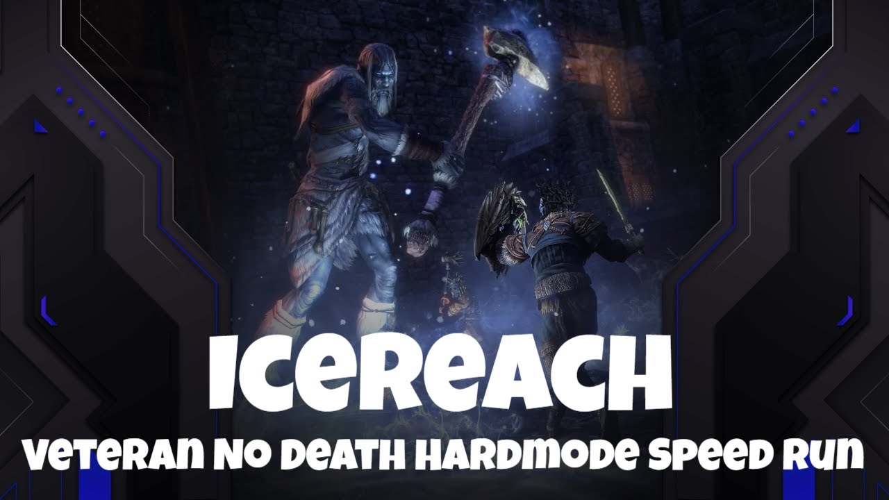 Icereach | No Death Hardmode Speed Run | Elder Scrolls Online