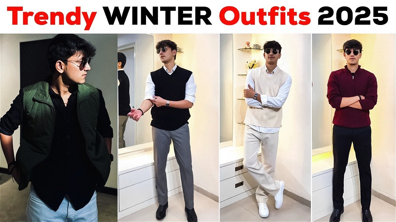 10 Trendy Winter Outfit Combinations for Men | Self Guide