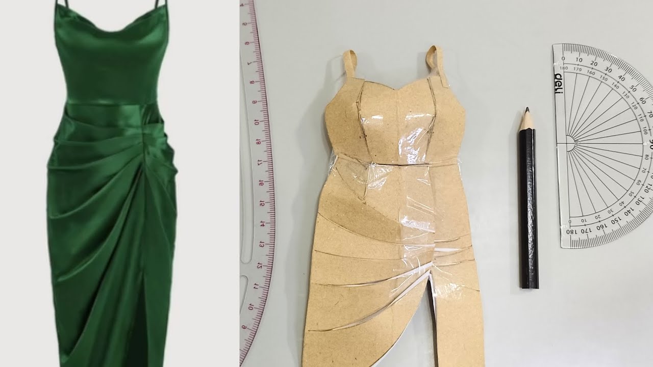 #vestido drapeado paso a paso