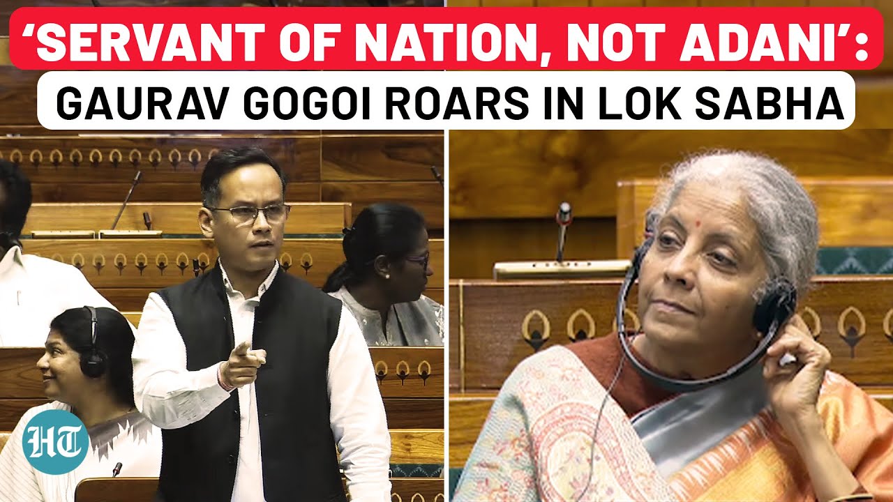 Gaurav Gogoi Triggers Fireworks In Lok Sabha With Scathing Attack On Modi Govt; BJP MPs Get Angry