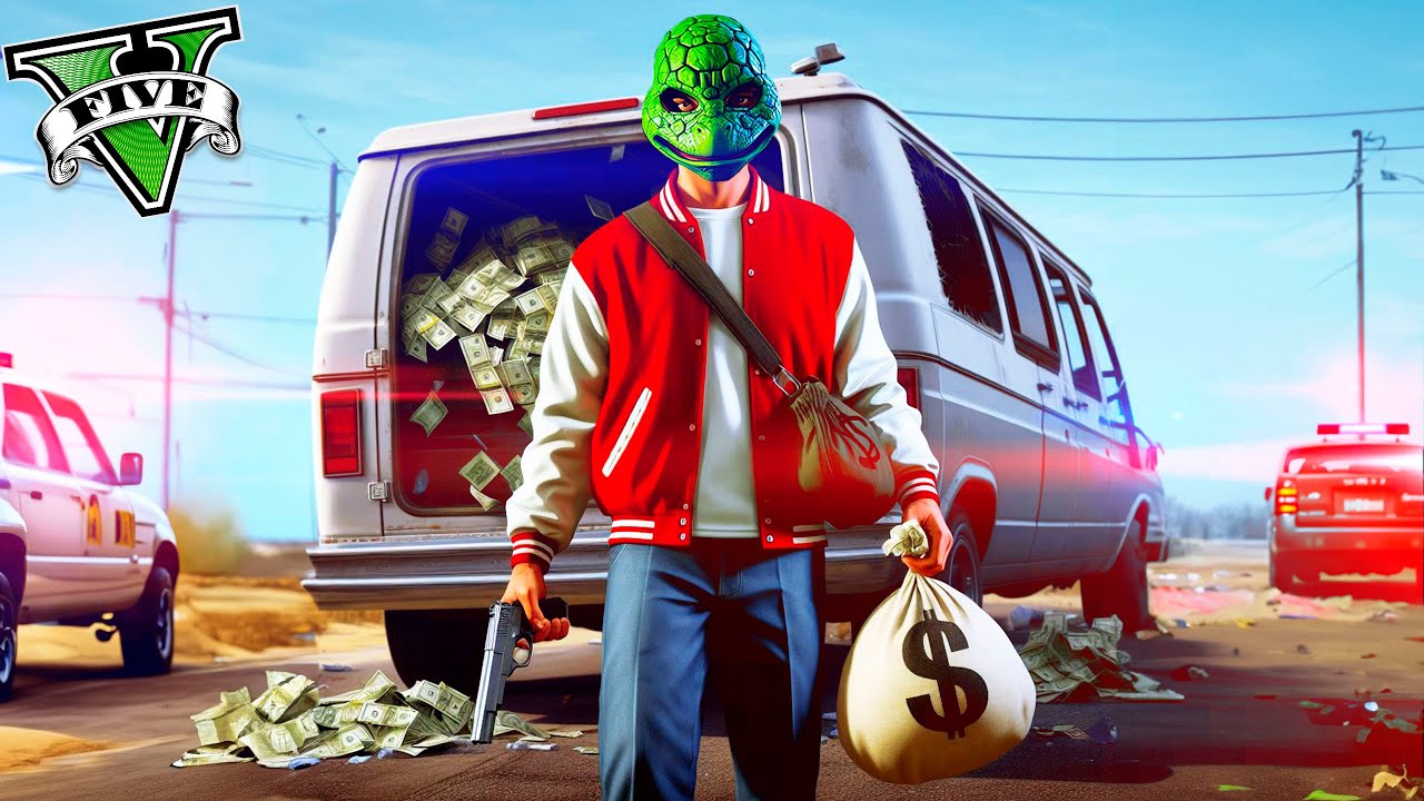 🔴 - GTA V life - ROBAMOS un BLINDADO lleno de DINERO!!