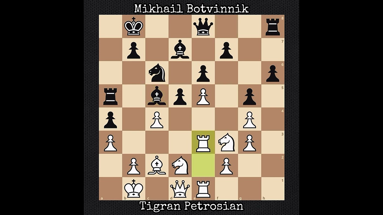 Tigran Petrosian vs Mikhail Botvinnik | Moscow (Russia) - 1951