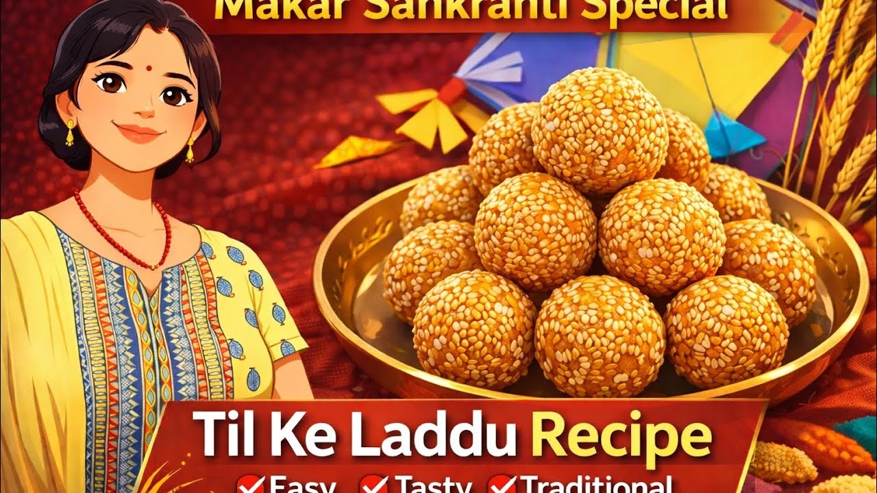Making Til ke Laddu #Makar Sankranti 