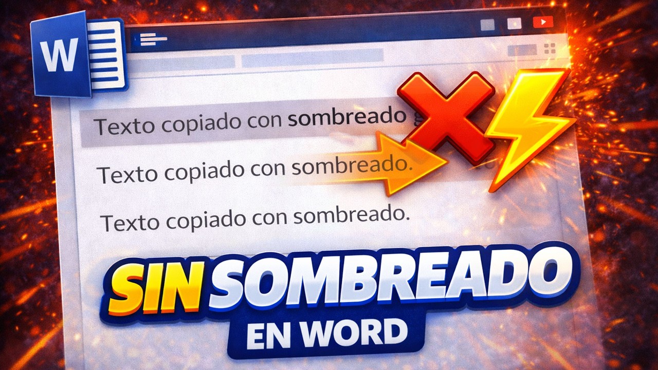 Cómo QUITAR el FONDO y SOMBREADO del TEXTO COPIADO de INTERNET en WORD ❌ @DomingoenlaRed