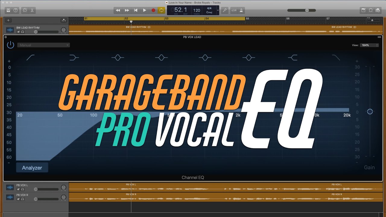 Учебное пособие по GarageBand: профессиональный вокальный эквалайзер | 5-минутный урок по GarageBand Expert