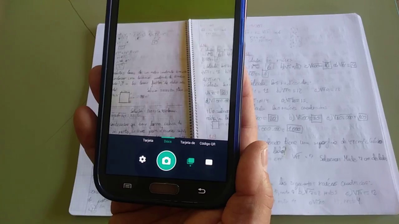 Digitalizar con CamScanner