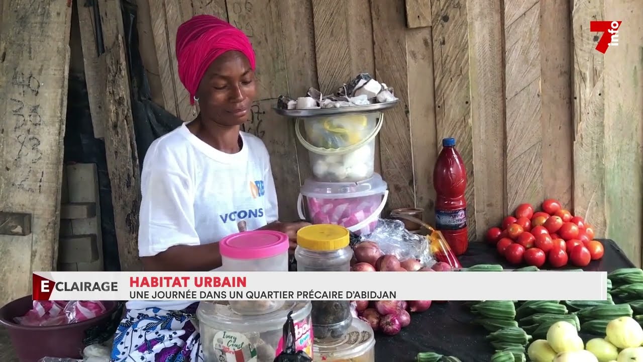 Habitat : une journée dans un quartier précaire d'Abidjan