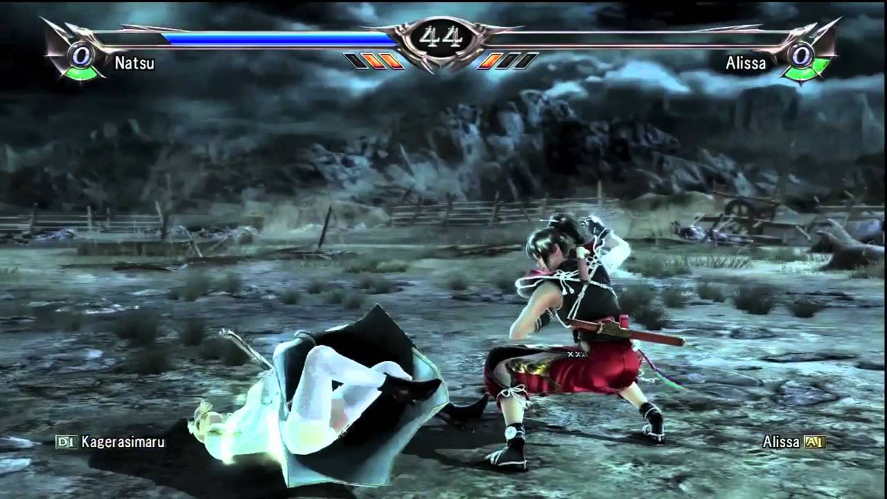 Soul Calibur V : Natsu(Kagerasimaru) vs Alissa[Alpha Patroklos(Rank A1) Quick Battle