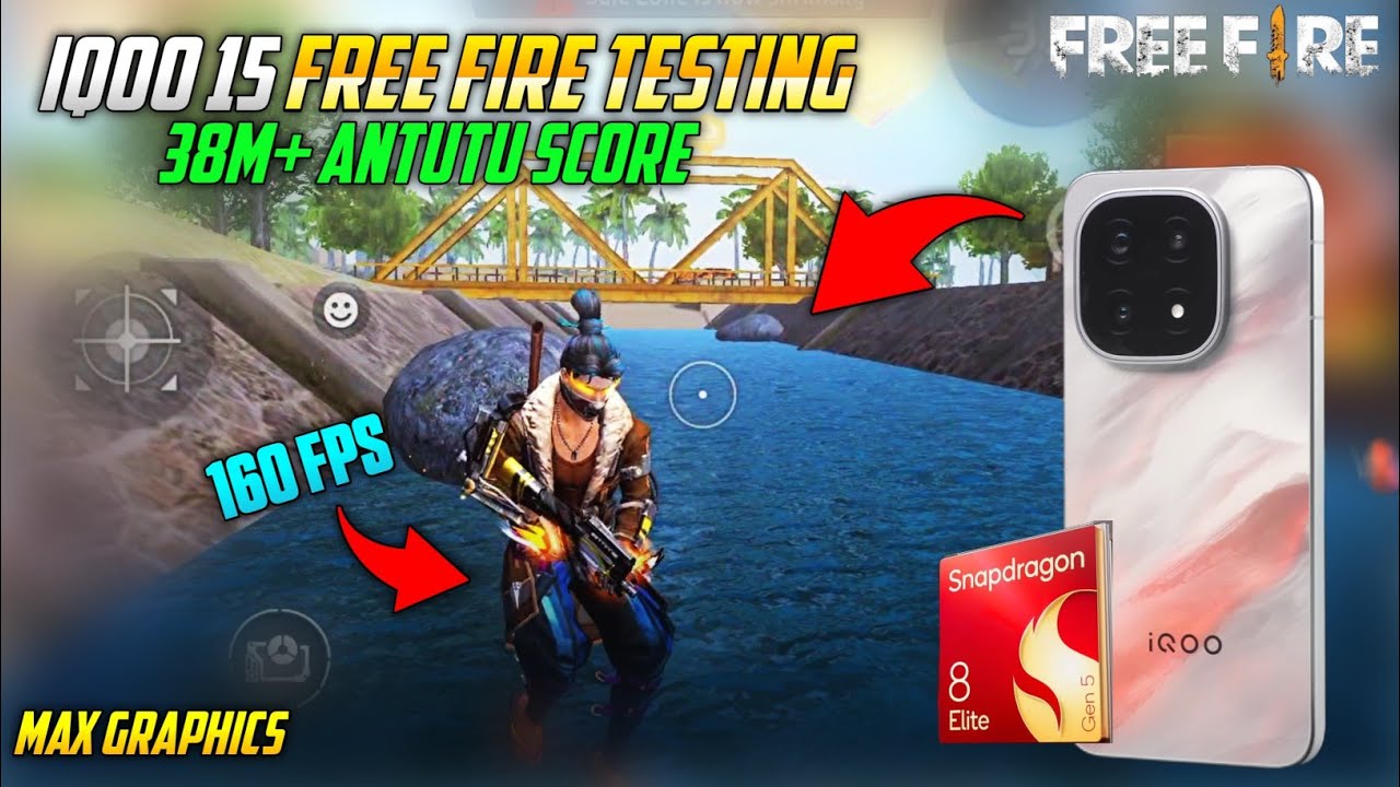 iQOO 15 GAMING TEST 😍🔥| FREE FIRE | 160 FPS ✅| MAX GRAPHICS GAMEPLAY | BEST GAMING PHONE EVER ❓🤔