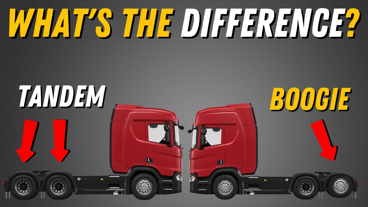 Why European Trucks Use Boogie Axles & US Don’t