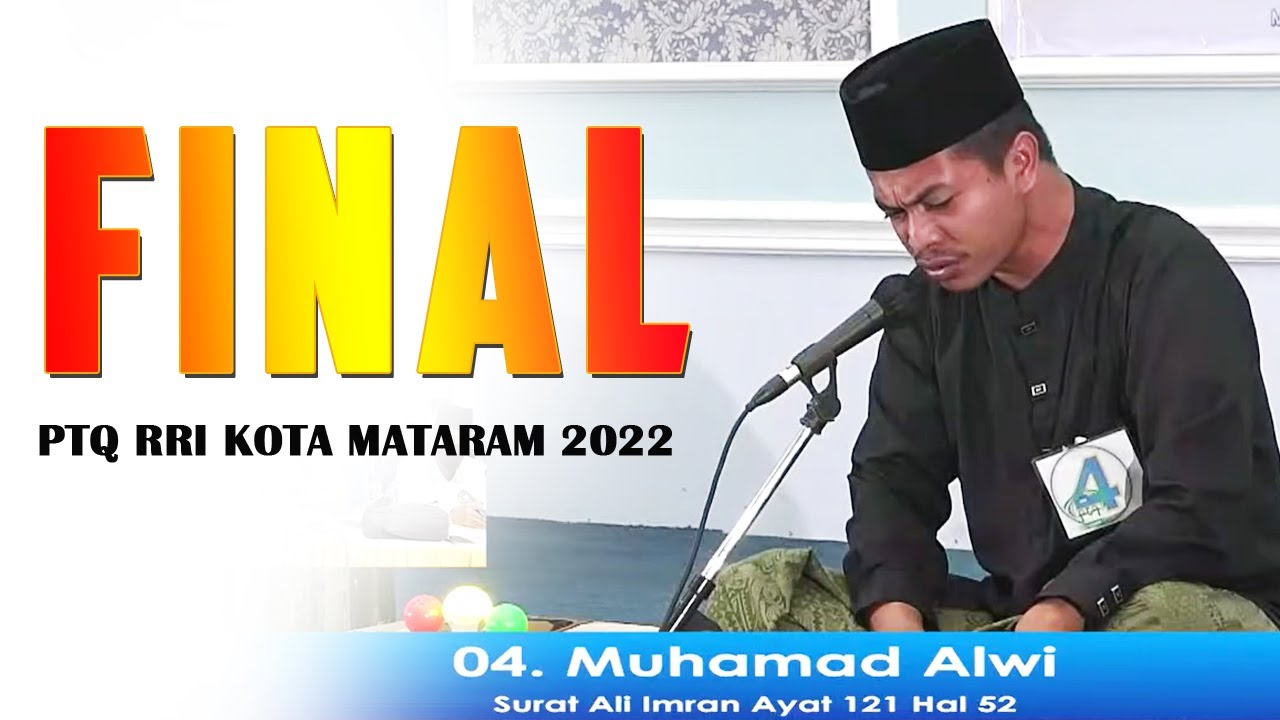 Qori Muhammad Alwi Keluarkan Full Power || FINAL PTQ RRI MATARAM 2022