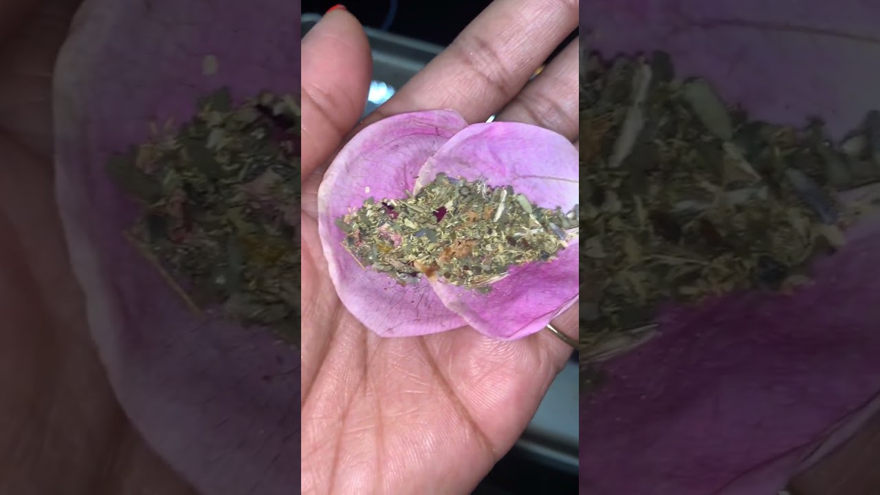 rose petal wrap. #cannabis