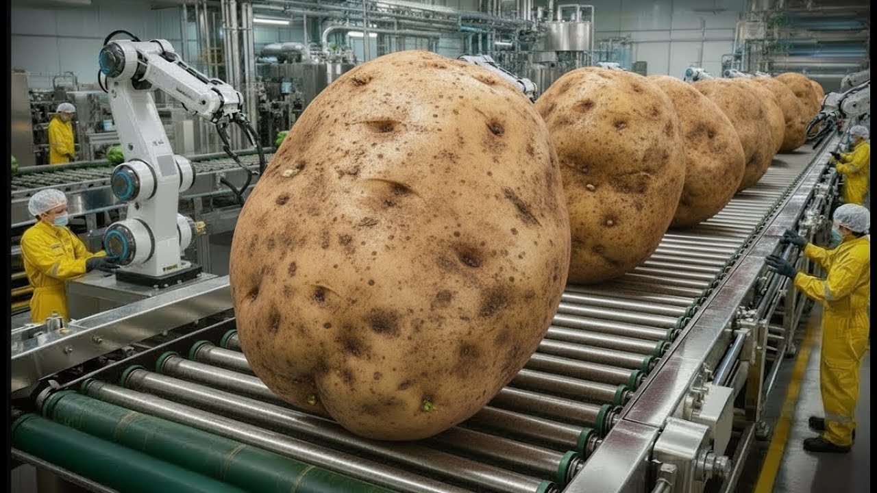 From Farm Grown Potatoes to Golden Fries | How Potatoes Made Into French Fries Inside A Mega Factory