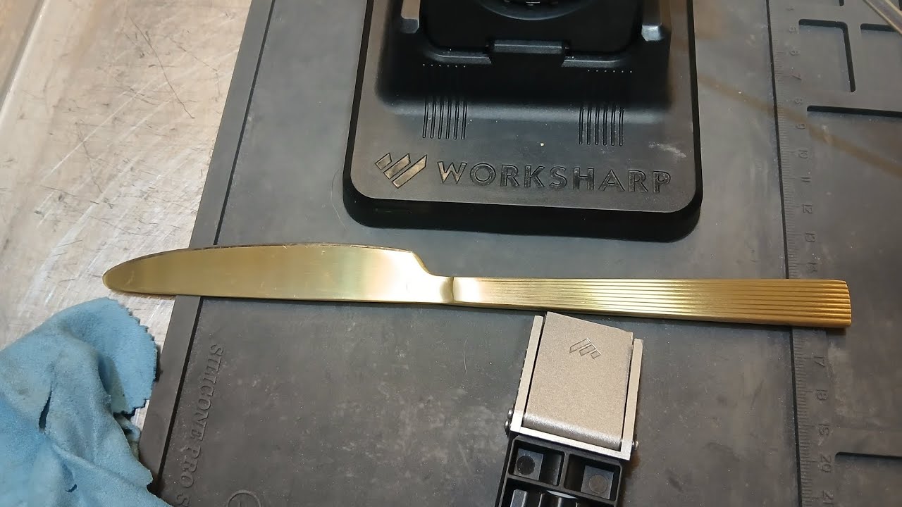 Sharpening a butter knife...part 2