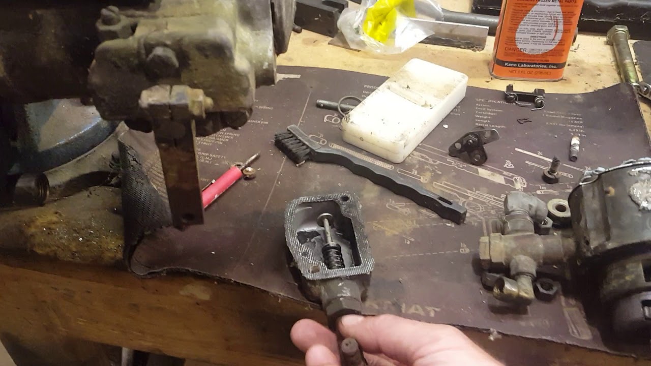 Addressing stuck multifuel injector pump components ( the nasty pump)