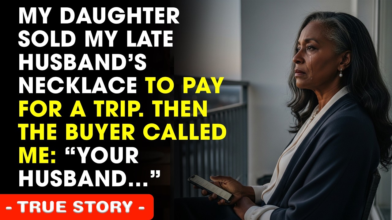 My Daughter Sold My Late Husband’s Necklace To Pay For A Trip. Then The Buyer Called Me: “Your Hus..