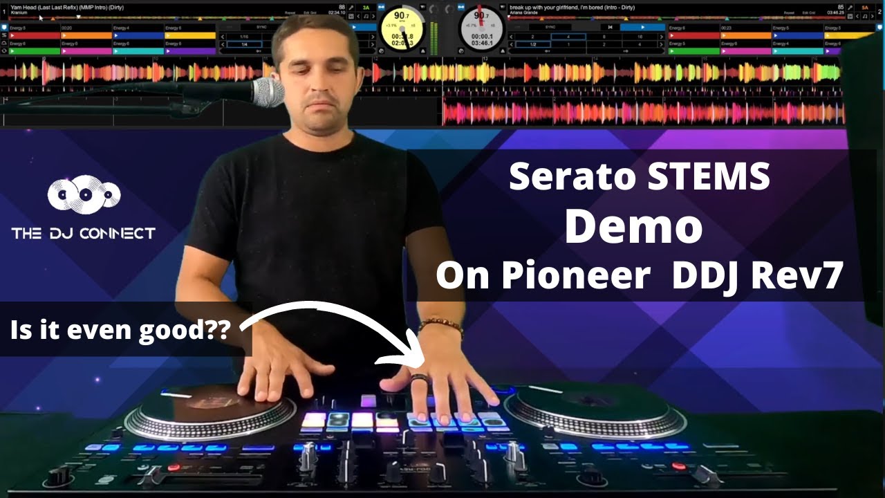 Демонстрация Serato Stems для Serato DJ 3.0 с использованием Pioneer Rev7