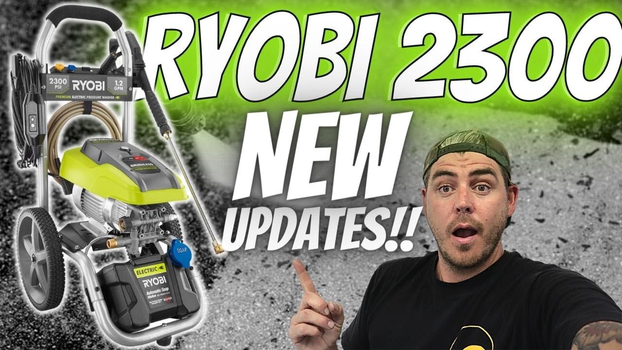 Ryobi 2300psi Electric Pressure Washer NEW UPGRADES! | Power Washer