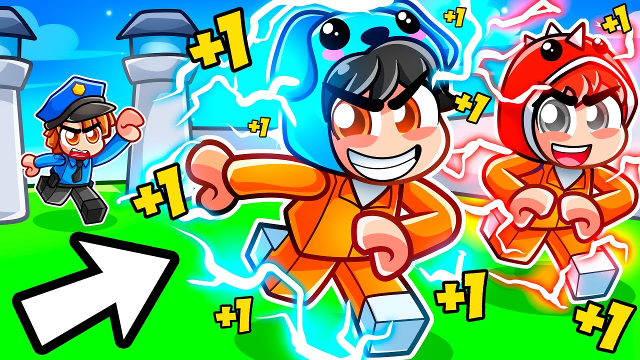 Every Second +1 SPEED IN PRISON! (Roblox)