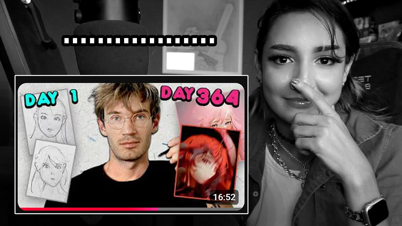 ARTIST REACTS TO PEWDIEPIE 365 DAY DRAW 🌟