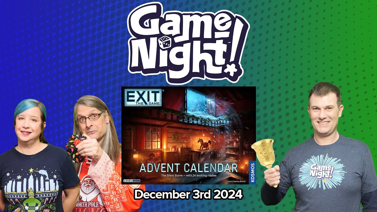 GameNight! 24 Days of Christmas Day 3 - Exit: The Game Advent Calendar The Silent Storm