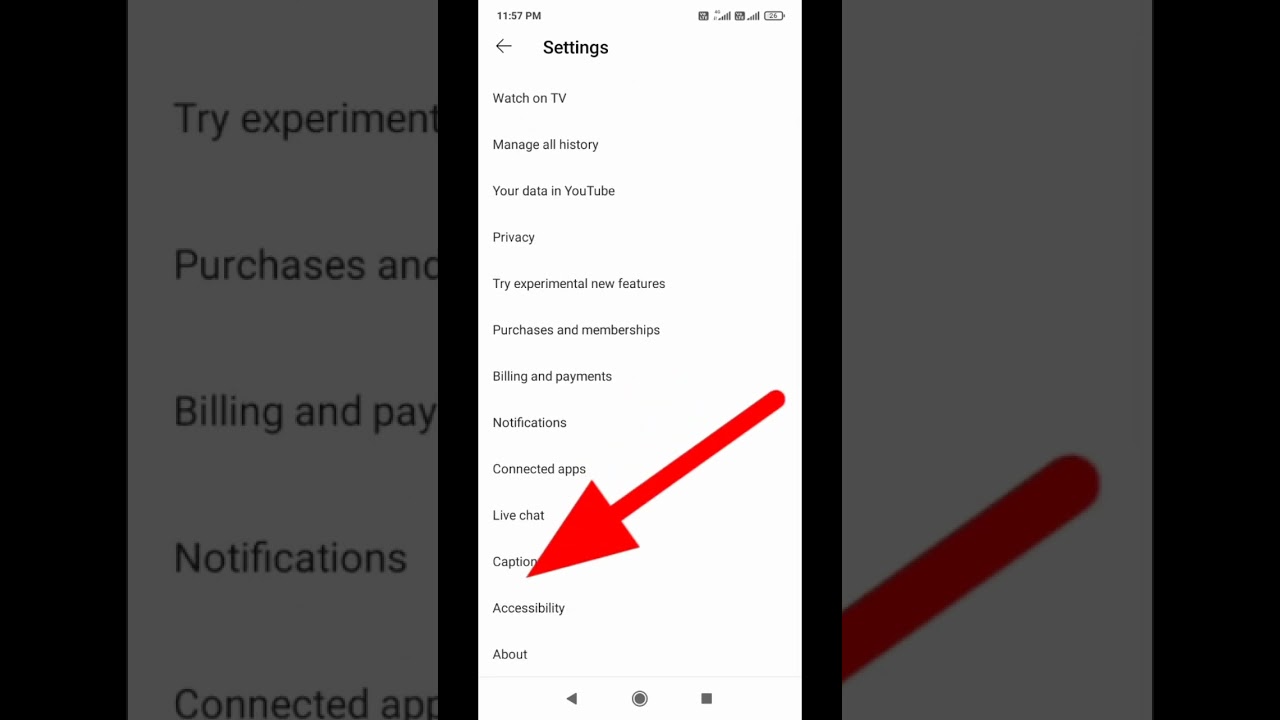 How to enable YouTube caption preferences setting #Shorts