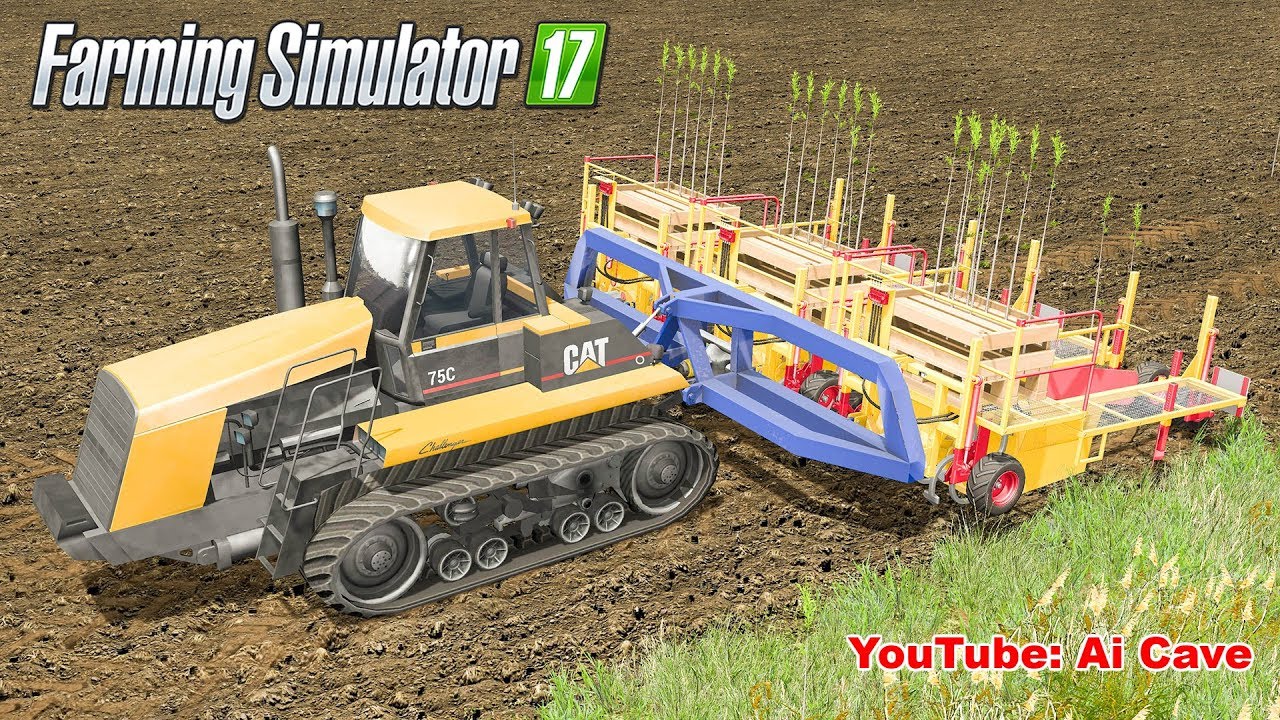 Farming Simulator 2017 - Быстрые и удобные посадки деревьев с помощью тракторов