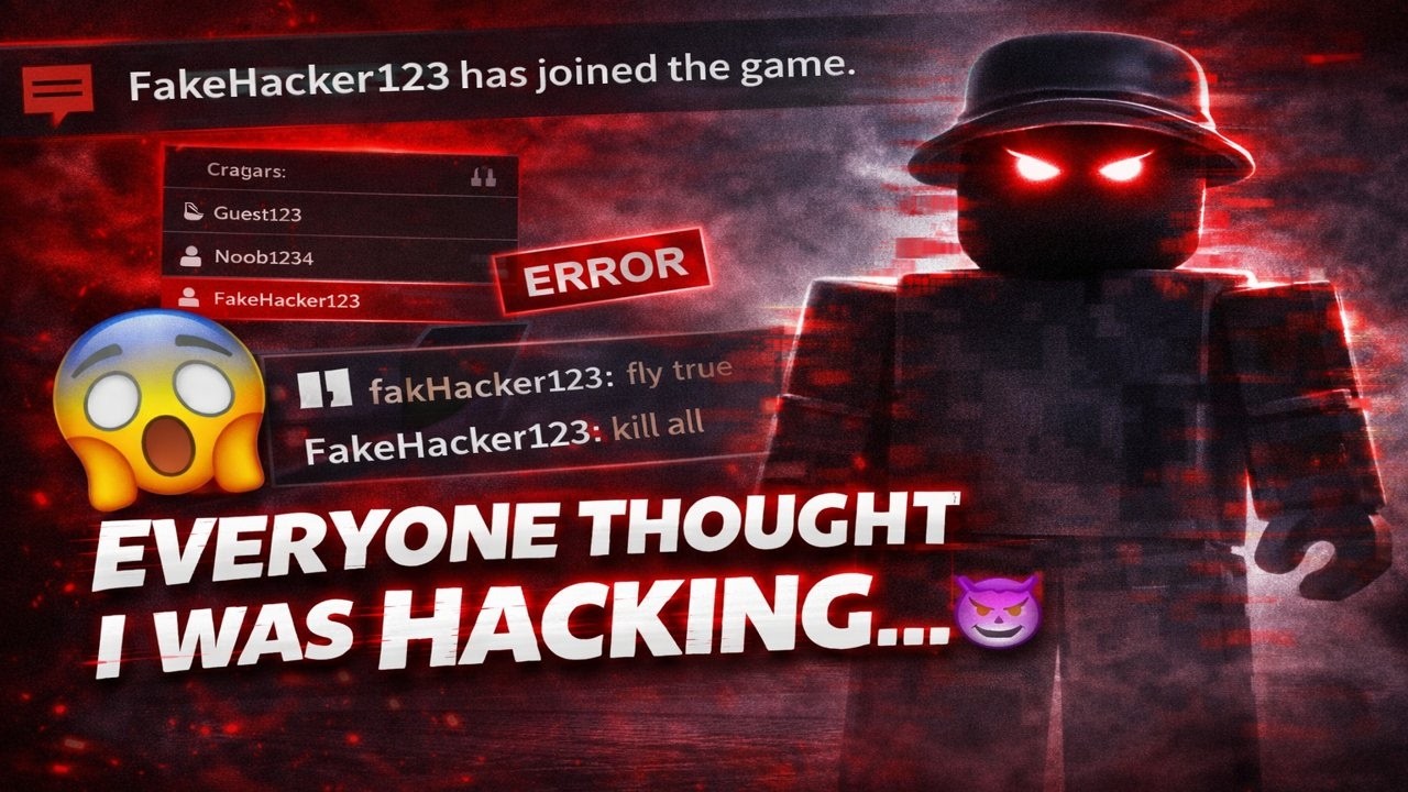 Everyone Thought I Was HACKING… 😈 (Roblox)