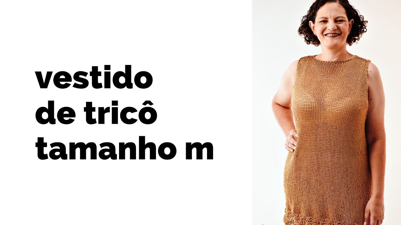 Vestido de tric&ocirc; com fio Encanto #semprecirculo