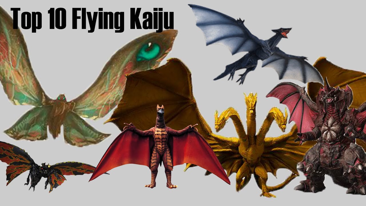 10 Largest Flying Kaijus (Wingspan)