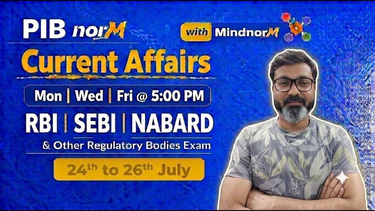 PIB Current Affairs | PIB Manish Sir | PIB for RBI, NABARD, SEBI Grade A | RBI Grade B Preparation